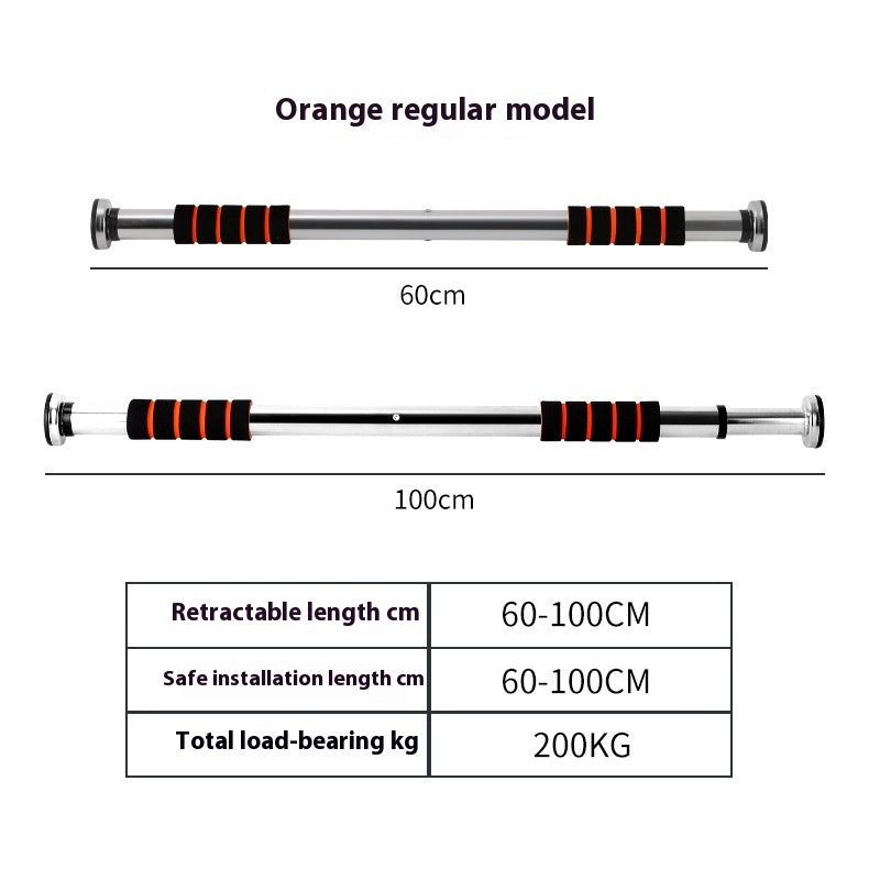 Indoor Punch-free Horizontal Bar On The Door Pull-up Fitness Equipment-Aria Doejay