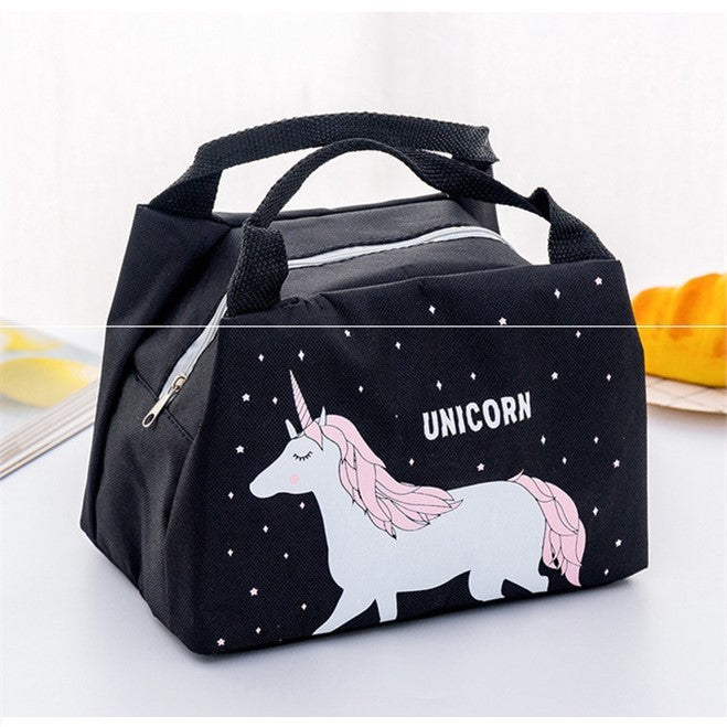 Portable Insulated Lunch Bag Box Picnic Tote Bag