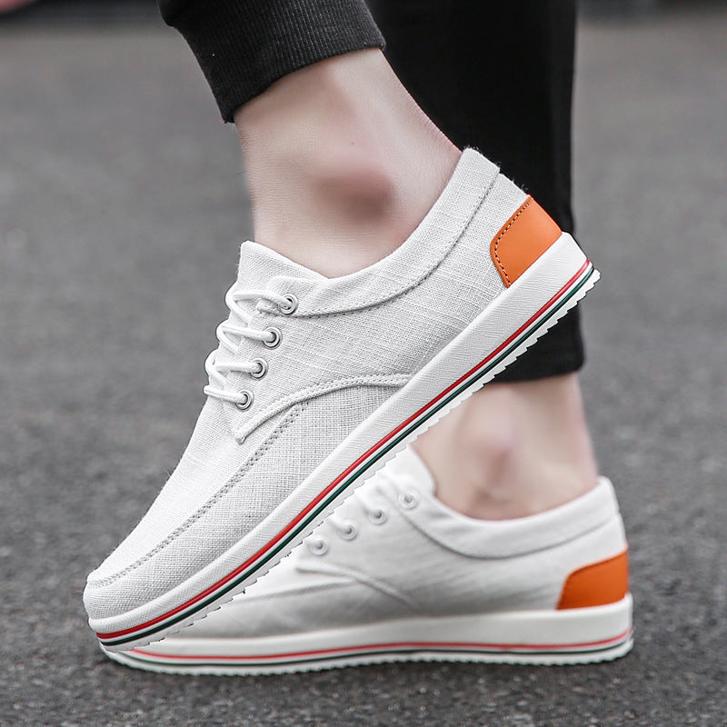 Linen Casual Shoes Comfortable Board Shoes Canvas Shoe-Aria Doejay