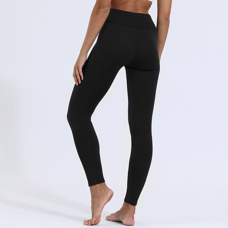 Winter Leggings Warm Thick High Stretch Lamb Cashmere Leggins Skinny Fitness Woman Pants-Aria Doejay