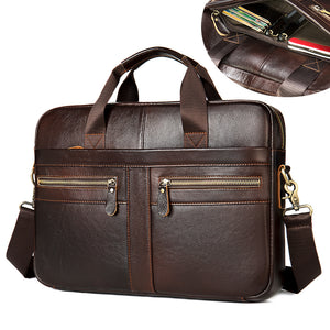 Men's leather briefcase