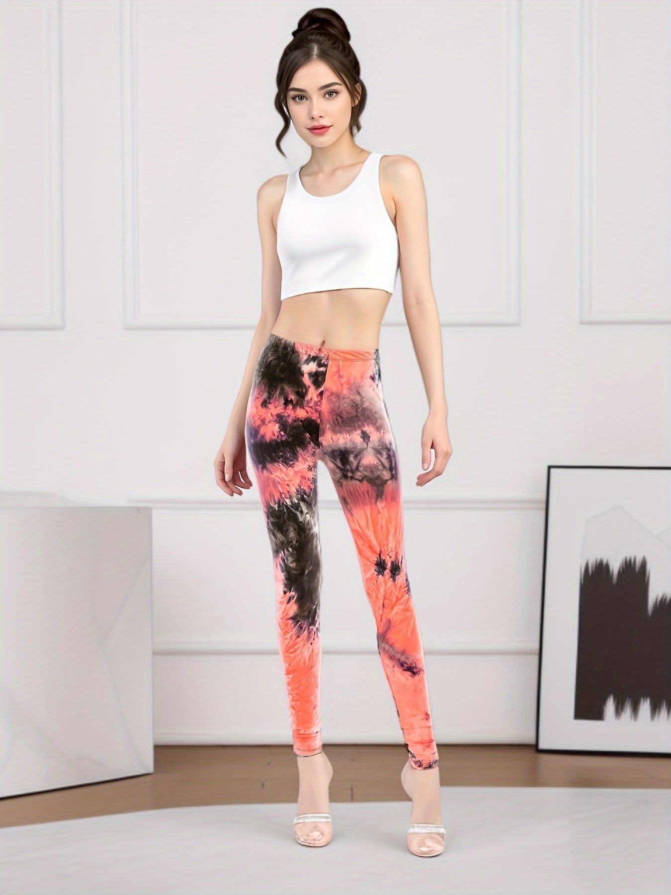 Leggings For Women Buttery Soft Classic Tie Dye Yoga Leggings