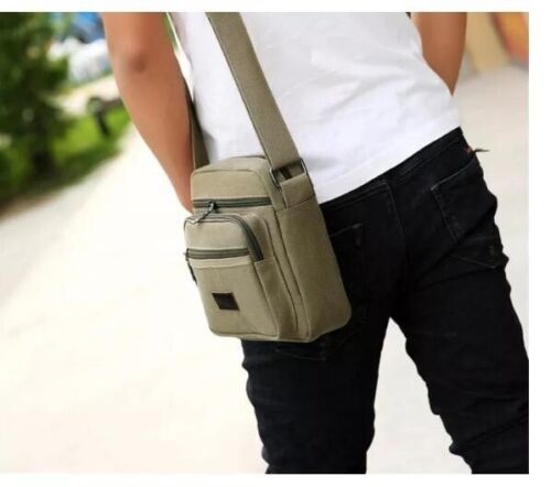 Men's Cross Body Bag Messenger Shoulder Book Bags School Casual Sport Work Bag-Aria Doejay