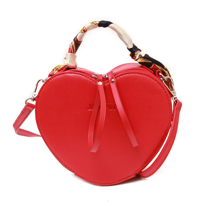 In The Autumn Of New Fashion Bags Handbag Shoulder Bag Peach Scarf Personality Satchel-Aria Doejay