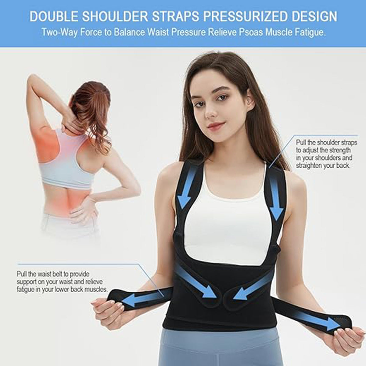 Waist Trainer Vest,Corset Trimmer Belt Slimming Body Shaper Tummy-Aria Doejay