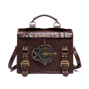 New Style Women's Bag Steampunk Industrial Retro Style Women's One-shoulder Diagonal Bag