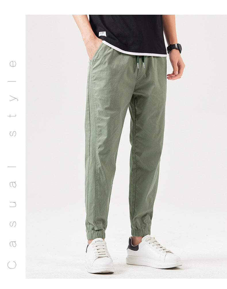 Men's Ankle Length Pants Loose Tappered Summer-Aria Doejay