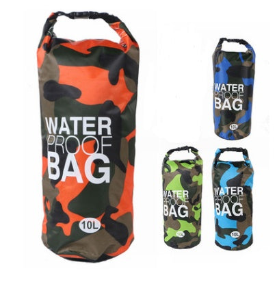 Camouflage waterproof bucket bag beach bag waterproof bucket bag outdoor drifting waterproof bag waterproof bag-Aria Doejay