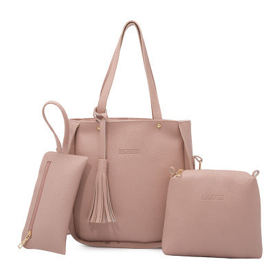 new European style composite package tassel three piece ladies Single Shoulder Bag Messenger Laptop single wholesale