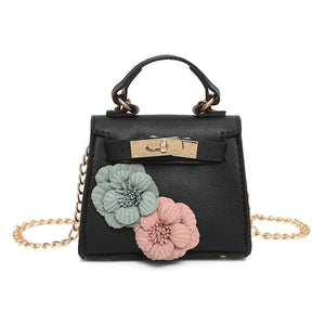 new handbag children Mini palm size flowers Single Shoulder Bag Fashion Mini Bag