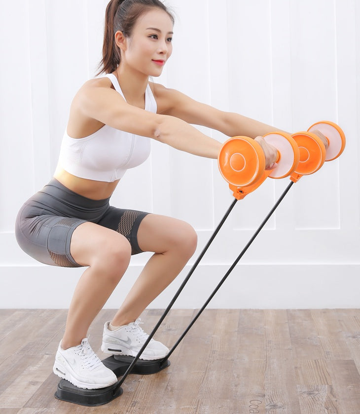 Abdominal Ring and Abdomen Fitness Equipment Household Curling Abdominal Tension Machine to Lose Weight and Slim Abdomen Artifact and Slim Waist and Arm Exercise-Aria Doejay