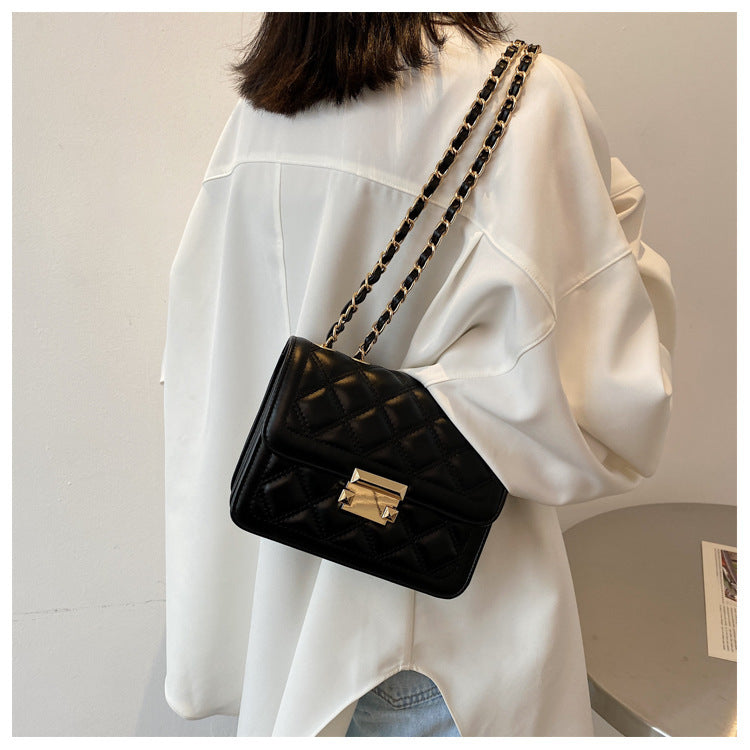 Fashion Ladies Rhombic Chain Shoulder Bag