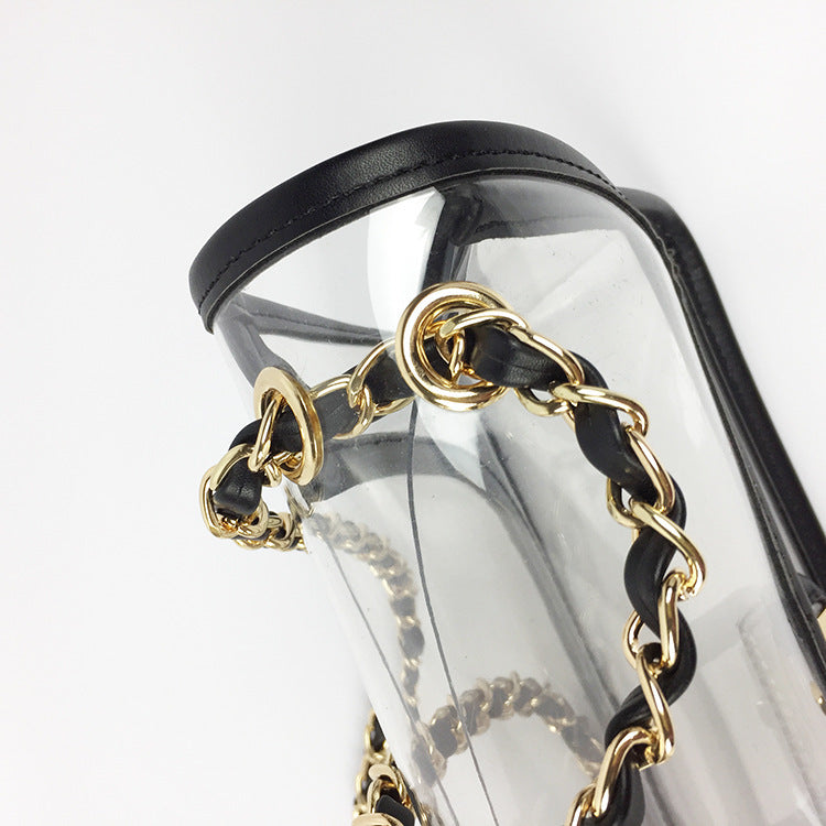 Jelly Transparent Bag Chain Bag Underarm