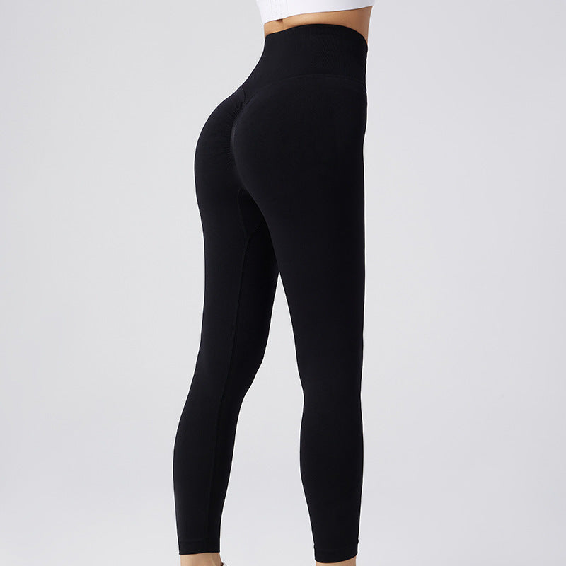 Seamless Leggings Yoga Pants Tummy Control Workout Running Yoga Leggings For Women-Aria Doejay