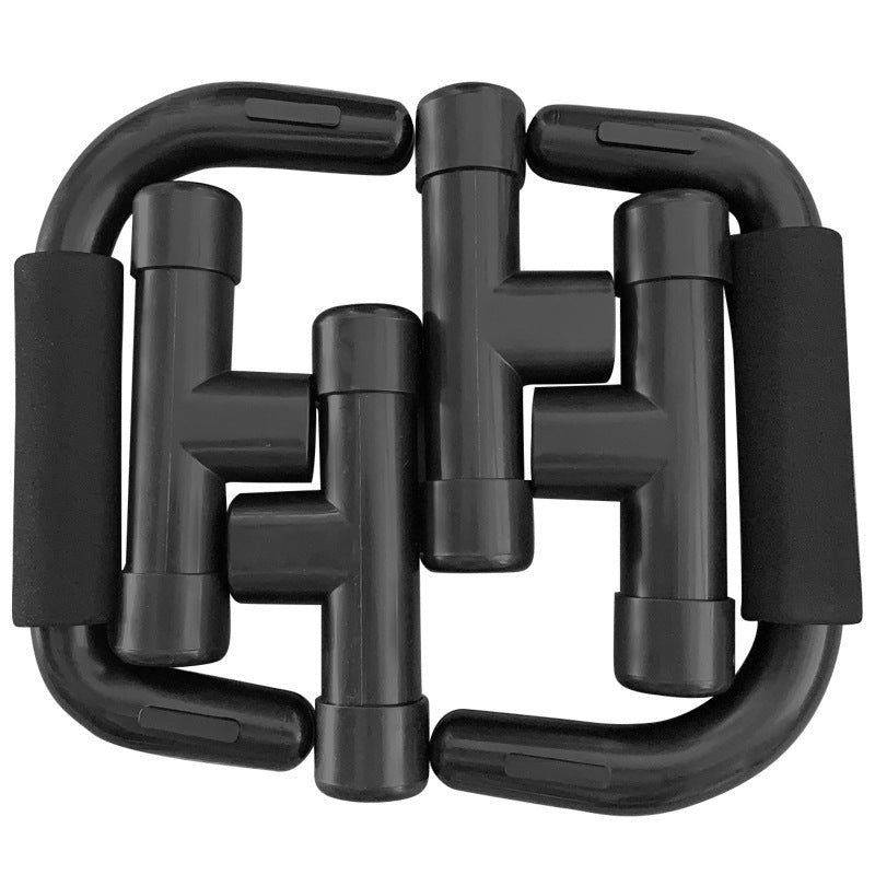 Black Push Up Bracket Multifunctional Fitness Equipment-Aria Doejay