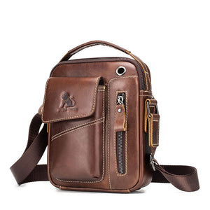 Leather Men's Shoulder Messenger Bag Fashion Trend