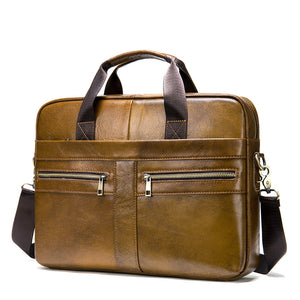 Men's leather briefcase