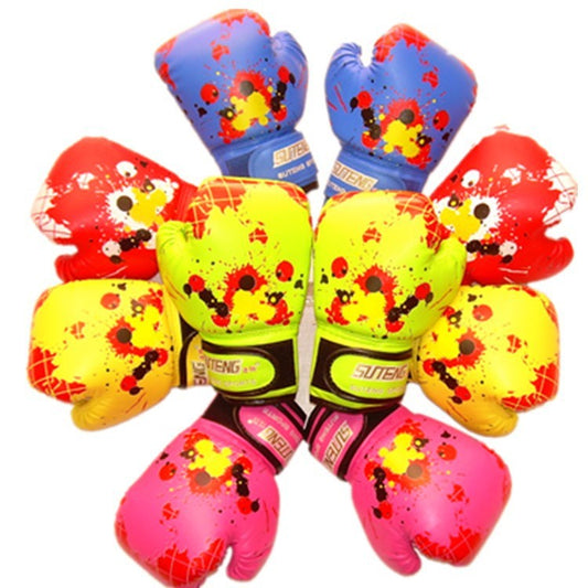 Color Children's Boxing Gloves PU Muay Thai