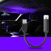 Car LED Starry Sky Night Light USB Powered Galaxy Star Projector Lamp For Car Roof Room Ceiling Decor Plug And Play-Aria Doejay