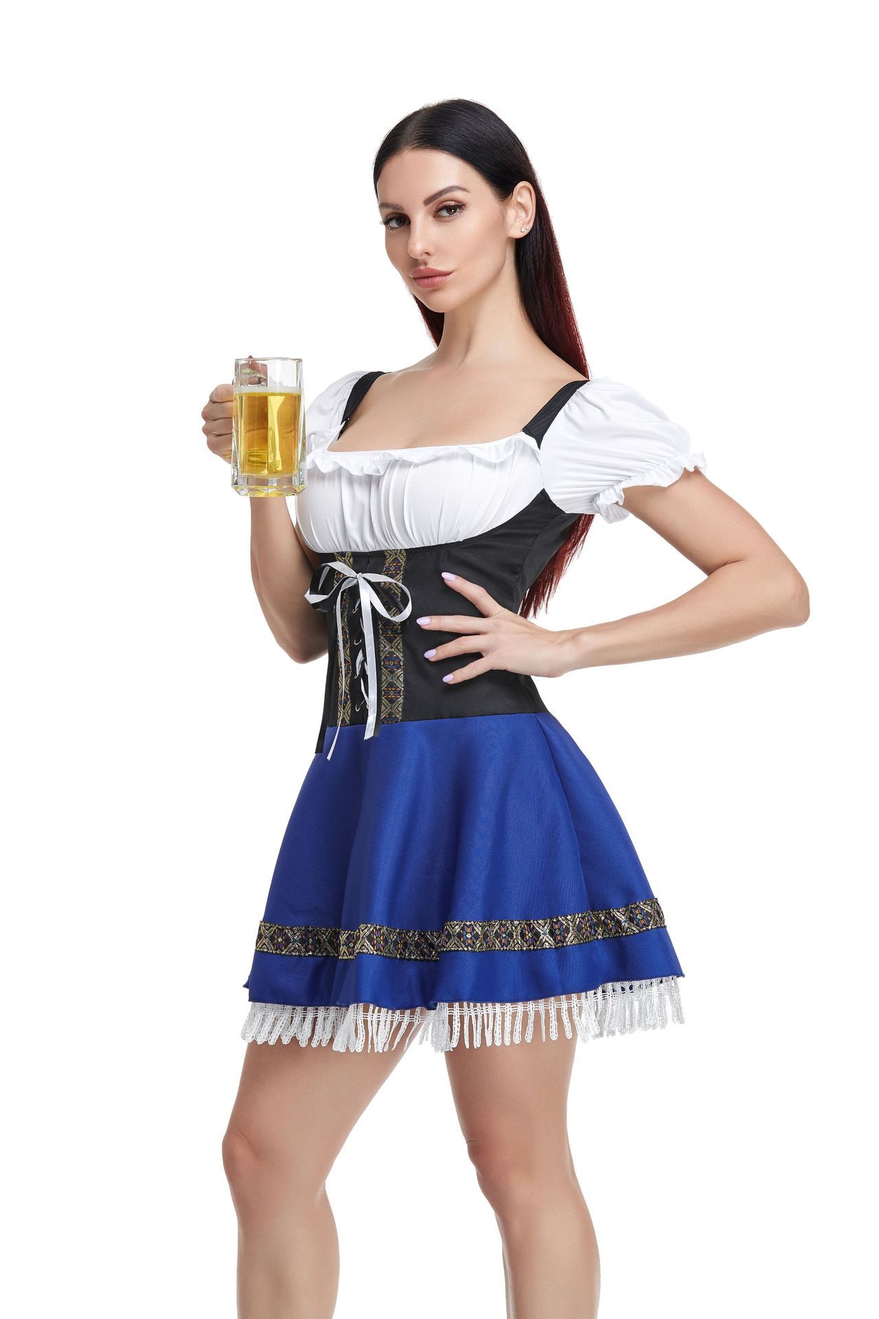 Halloween Maid Uniform Barmaid Dresses-Aria Doejay