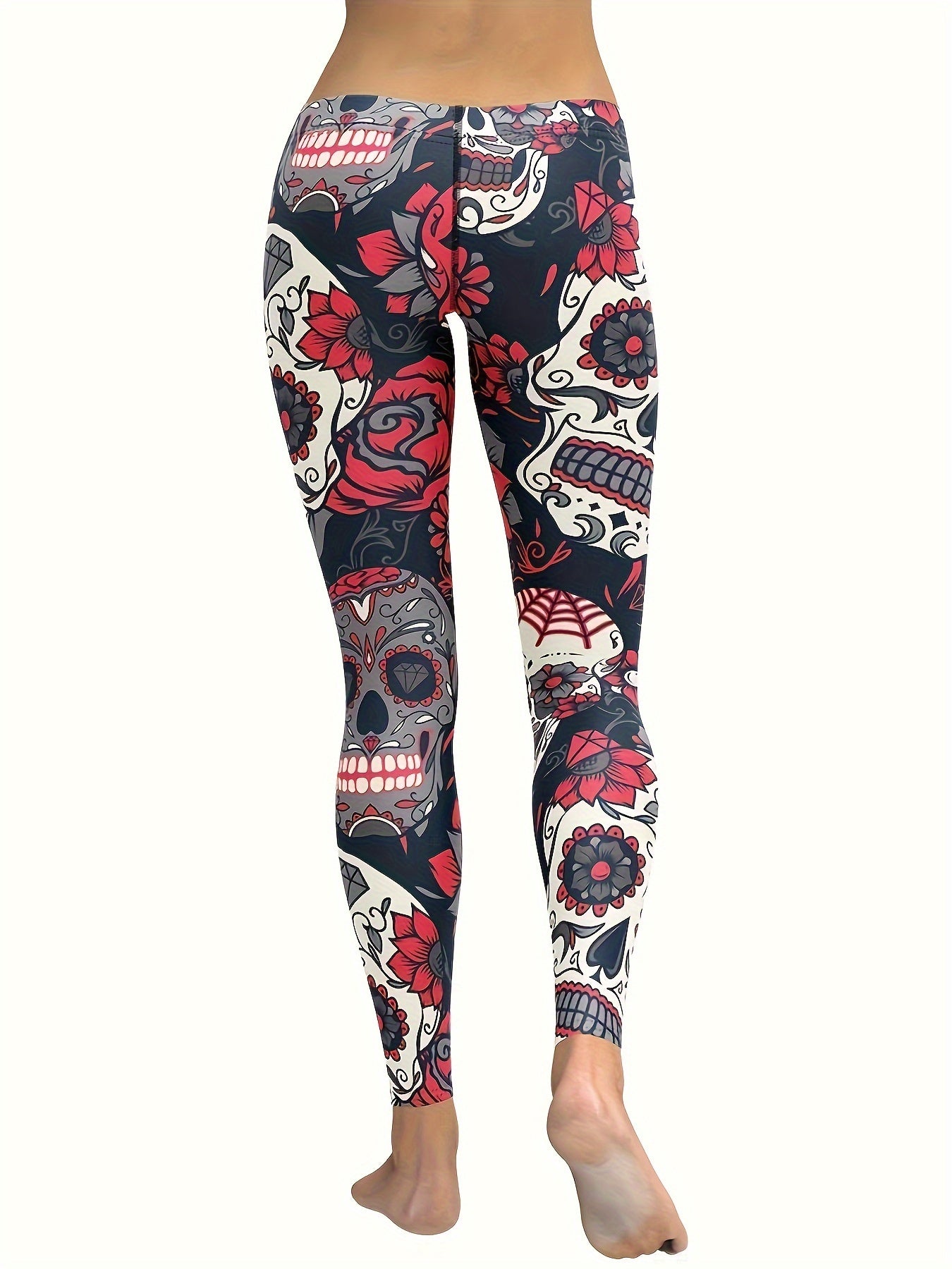 Women's Yoga Leggings With High Waistband, Moisture-Wicking, And Stretchy, Perfect For Outdoor Activities And Fitness