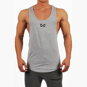 Men's Training Fitness Sleeveless Bottoming Shirt Vest-Aria Doejay