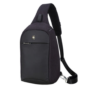 Men's Casual  USB Charging Fashion Cross Bag