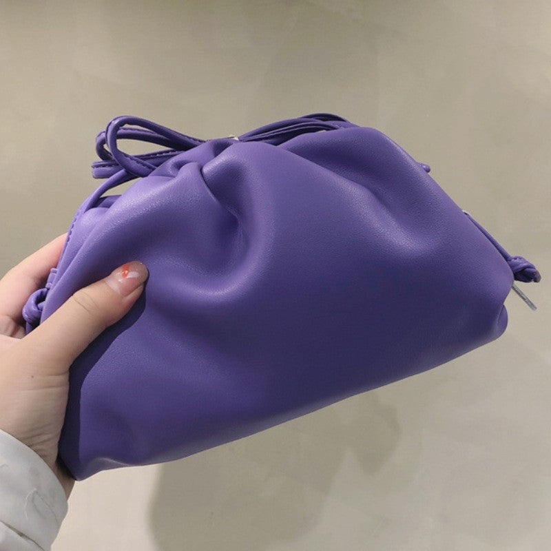 Fashion One-shoulder Messenger Hand-made Dumpling Bag Female