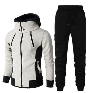 New Men's Suits Casual Hooded Sweater Thickened-Aria Doejay