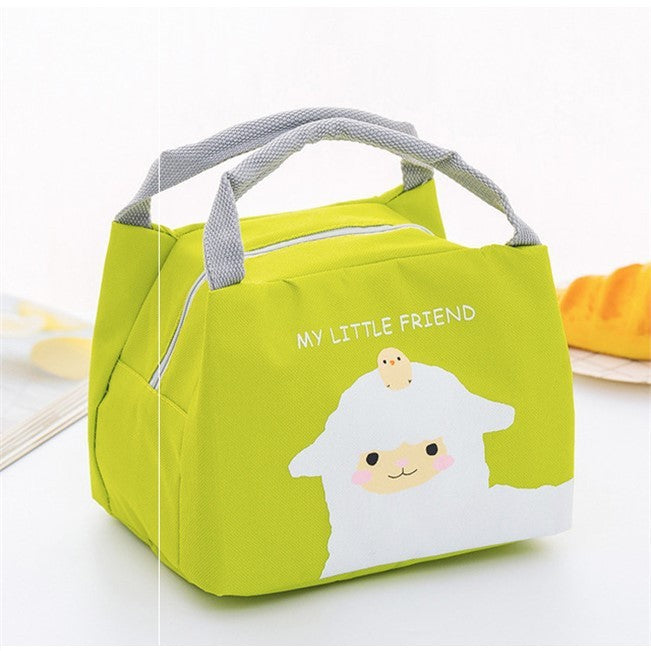 Portable Insulated Lunch Bag Box Picnic Tote Bag