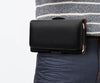 Mobile phone pocket hanging waist leather case