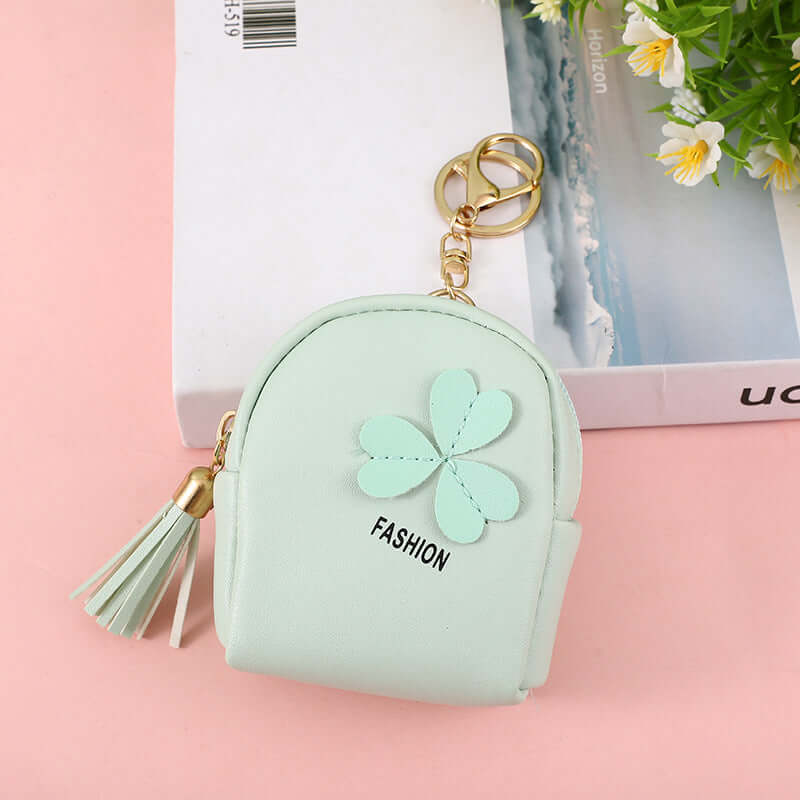 Japan And South Korea Cute Coin Purse Leather Girl-Aria Doejay