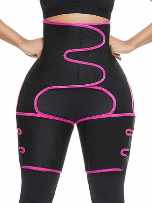 Sports Waist Belt Adjustable One-piece Girdle Leg Straps-Aria Doejay