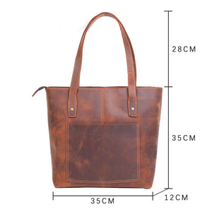 Cowhide Casual Leather Men's And Women's Shoulder Bag