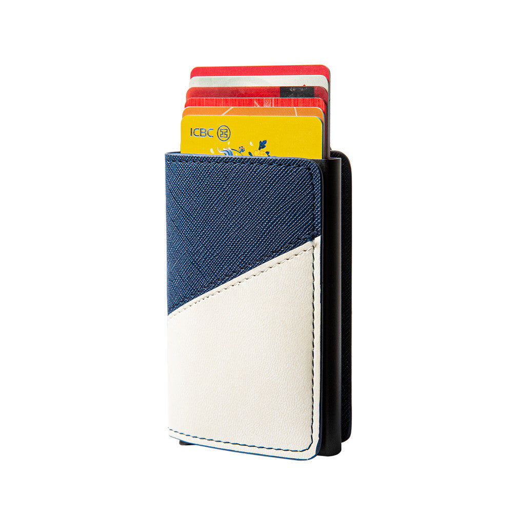 Men's Fashion Color Contrast Wallet