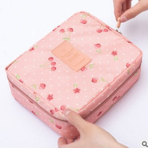 Lady Grace Premium Portable Travel Makeup Cosmetic Bags Organizer Multifunction Case for Women-Aria Doejay