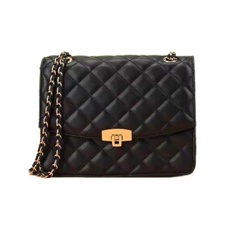 Lingge chain bag shoulder diagonal bag