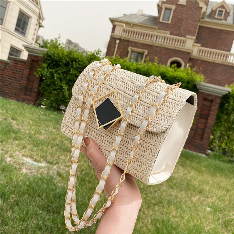 Handbags New Straw Woven Bag Women's Trendy Fashion Ladies Shoulder Bag