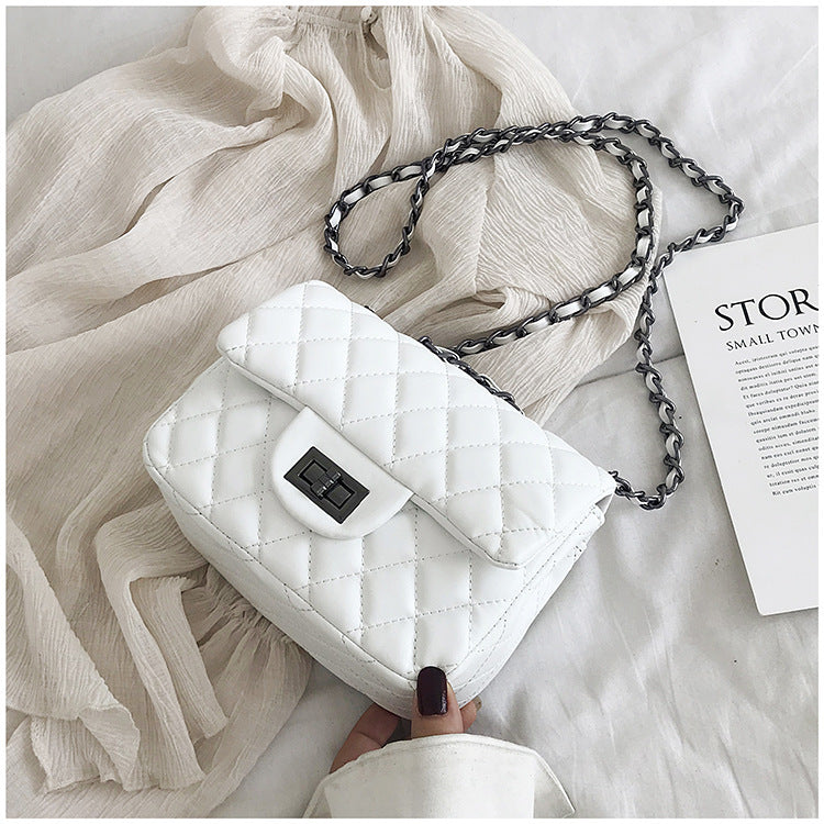 Casual Diamond Crossbody Small Square Bag