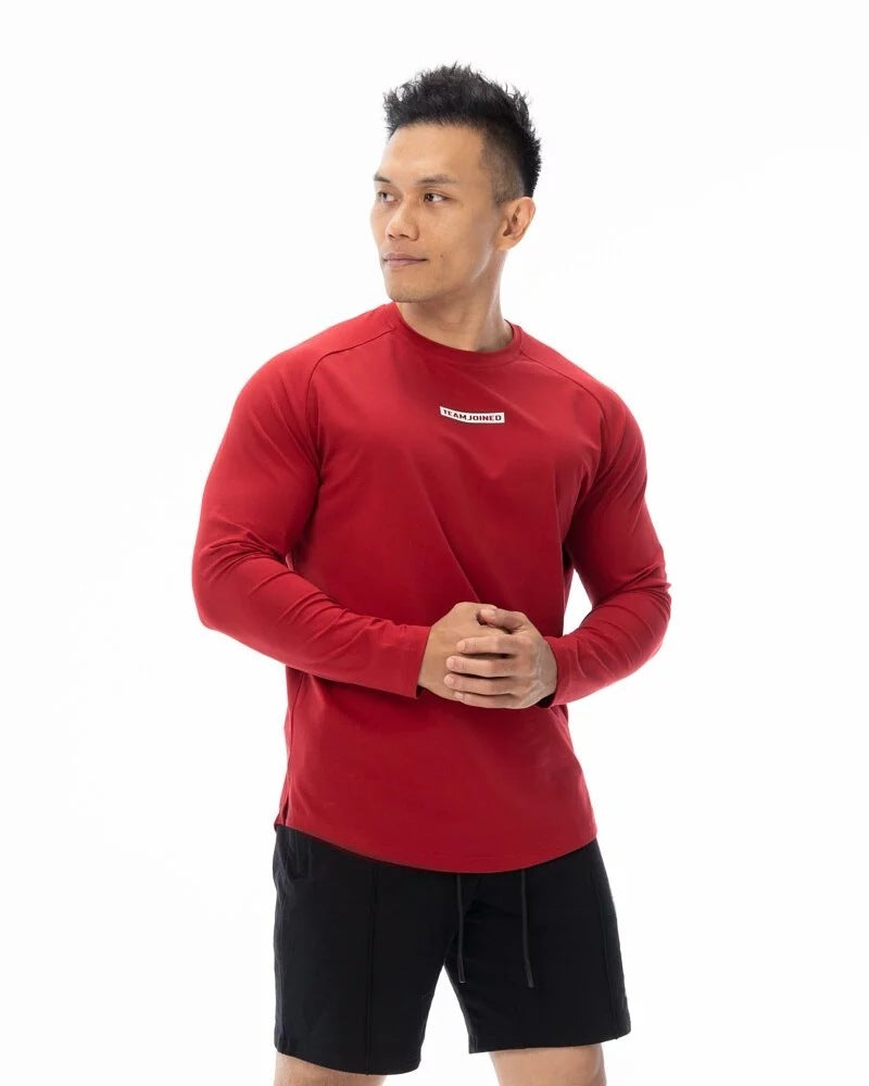 Fashion Sports Fitness Long Sleeve T-shirt Men-Aria Doejay