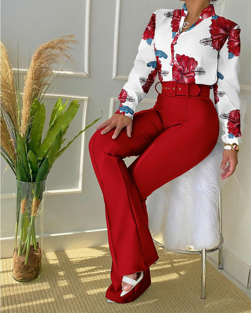 Fashion Printing New Casual Fashion Suits For Women-Aria Doejay