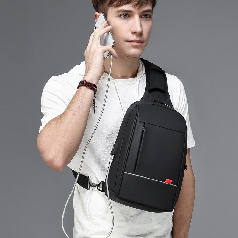 Compatible with Apple, 9.7 inch iPad Shoulder Bag for Men Business Crossbody Bags