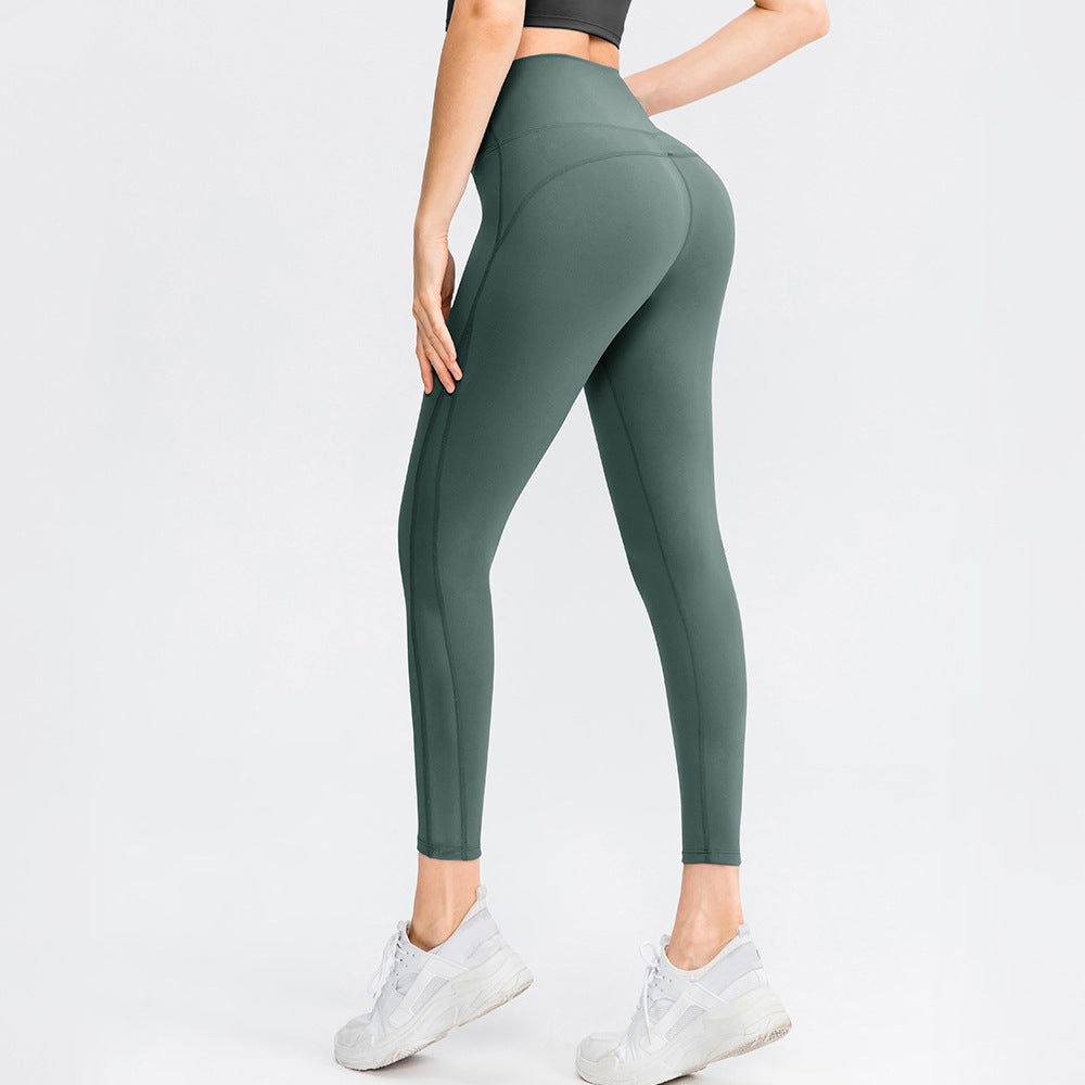 Butt Lifting Workout Leggings For Women Seamless High Waisted Yoga Pants-Aria Doejay