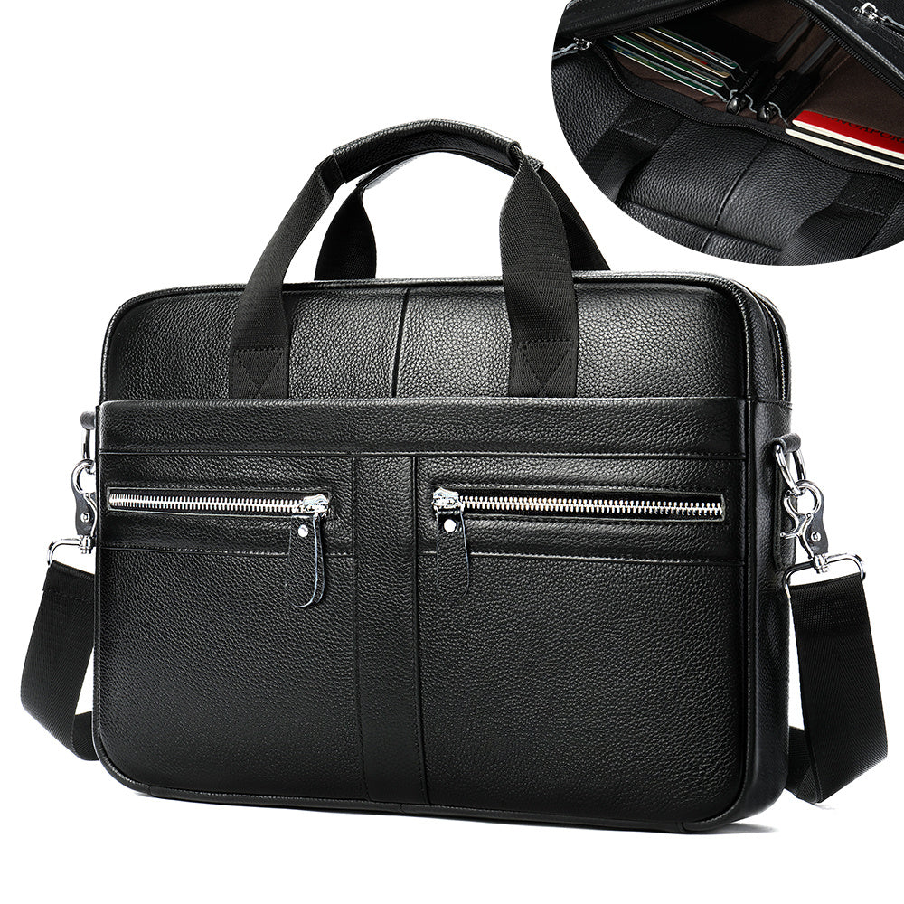 Men's leather briefcase