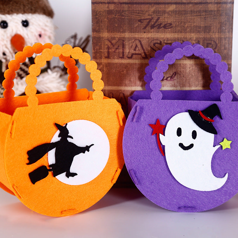 Halloween Pumpkin Candy DIY Handmade Gift Bag