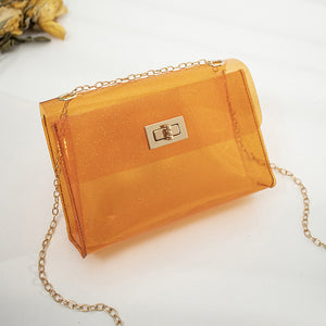 Laser cosmetic bag transparent jelly bag