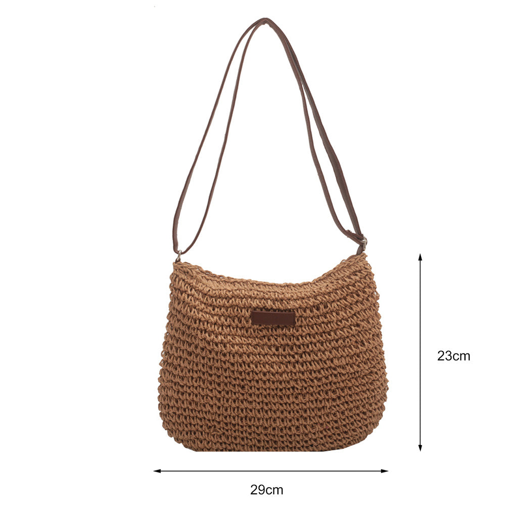 Niche Design Vacation Straw Tote Bag-Aria Doejay