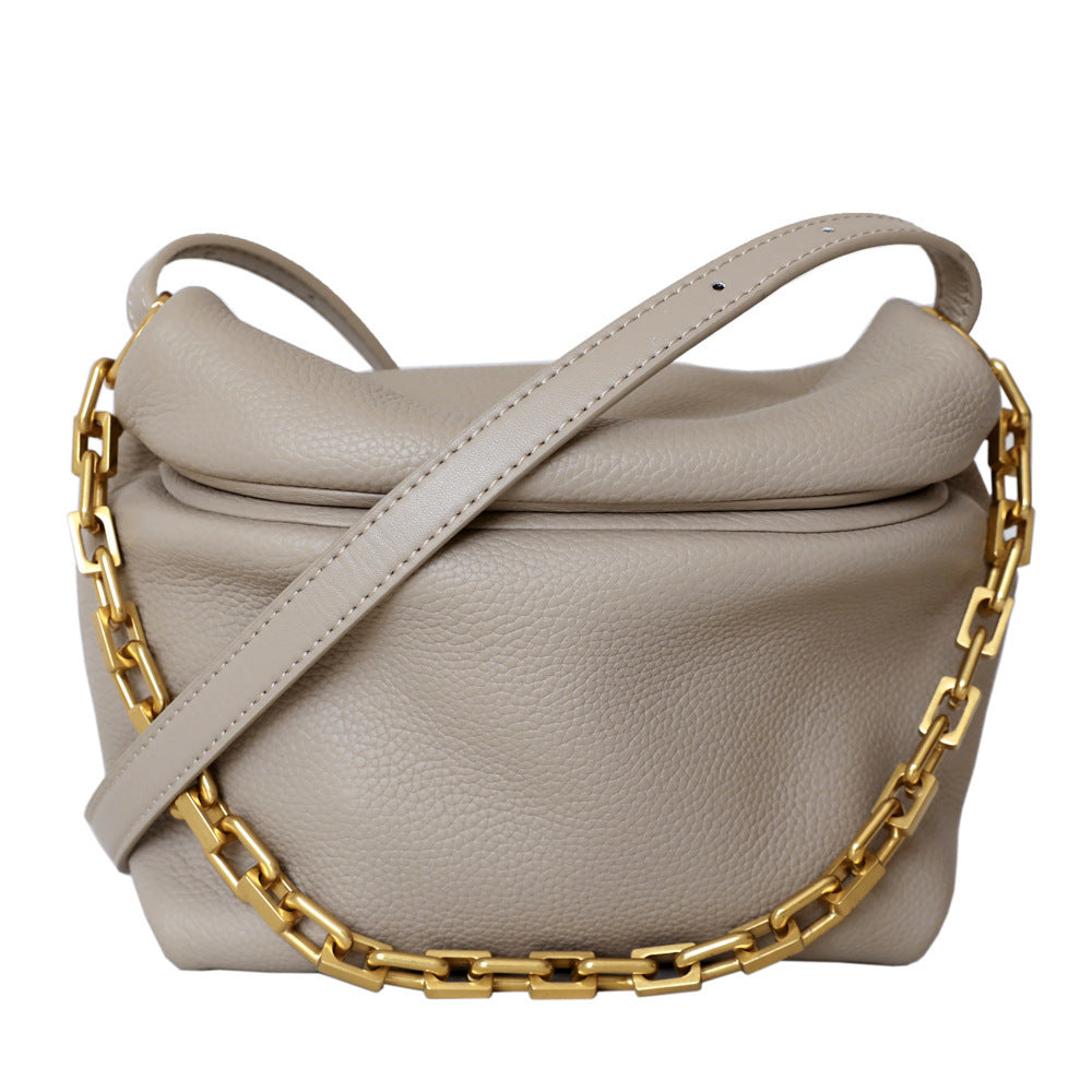 Leather Chain Dumpling One-shoulder Messenger Bag