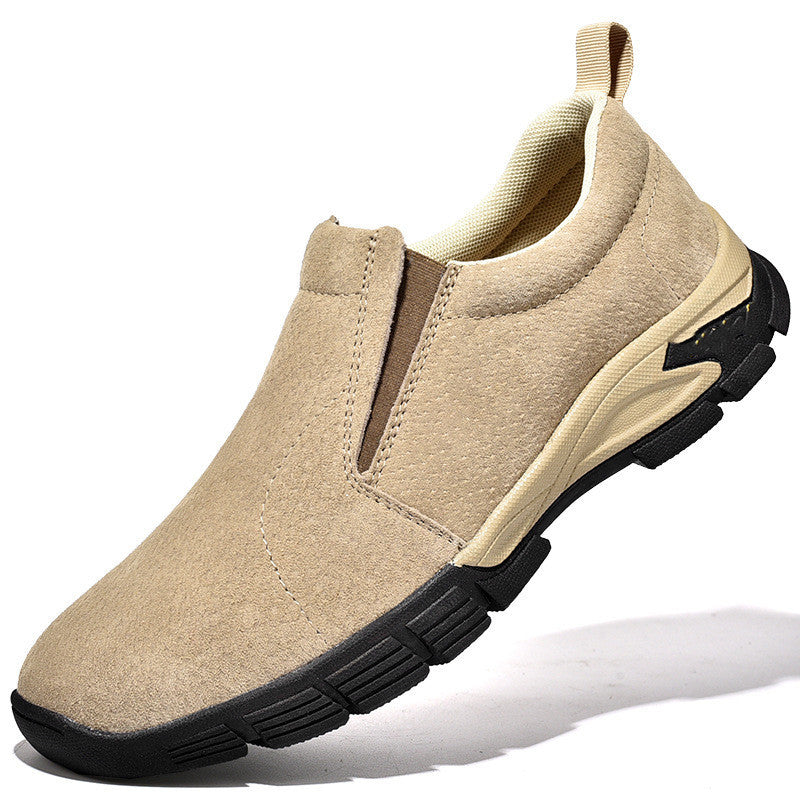 Men's Casual Suede Matte Breathable Leather Shoes