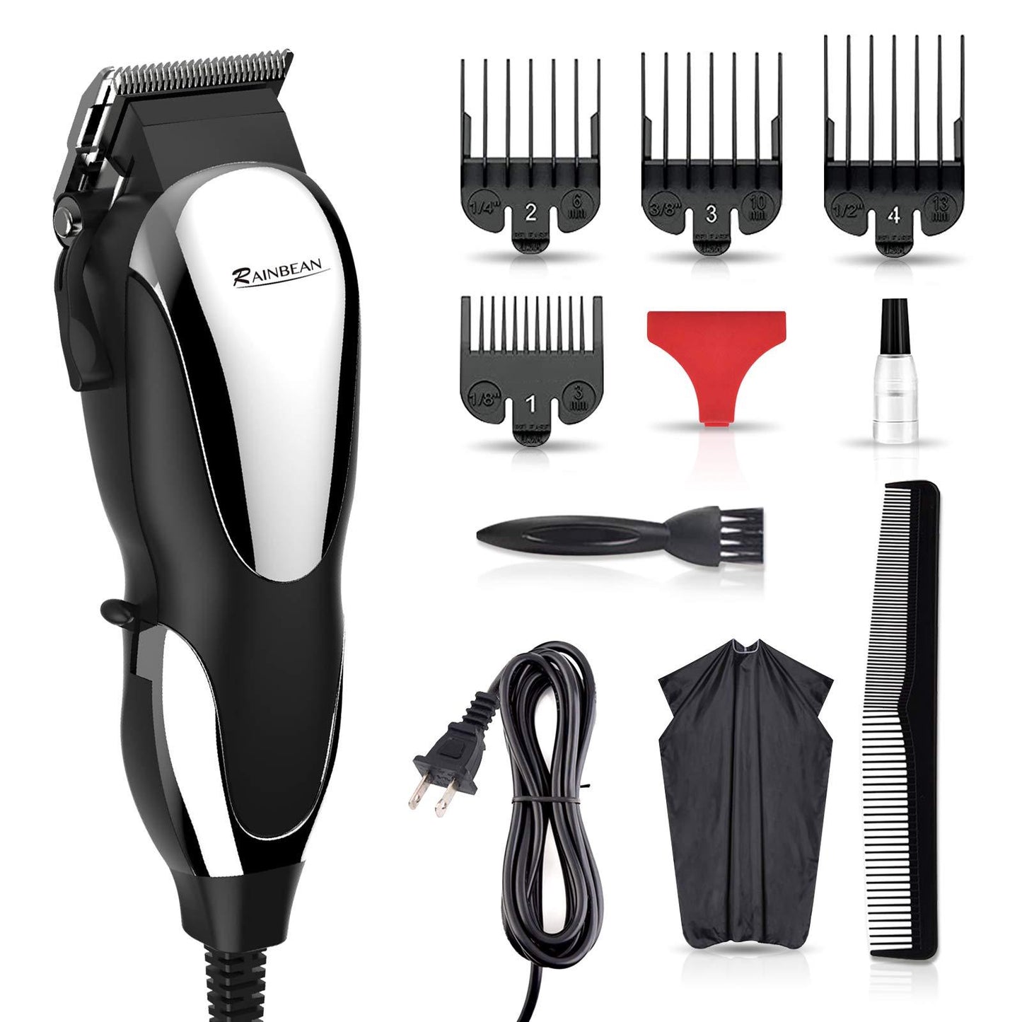 Professional Hair Clippers, Corded Hair Clippers for Men Kids, Strong Motor baber Salon Complete Hair and Beard, Clipping and Trimming Kit,Amazon Platform Banned-Aria Doejay